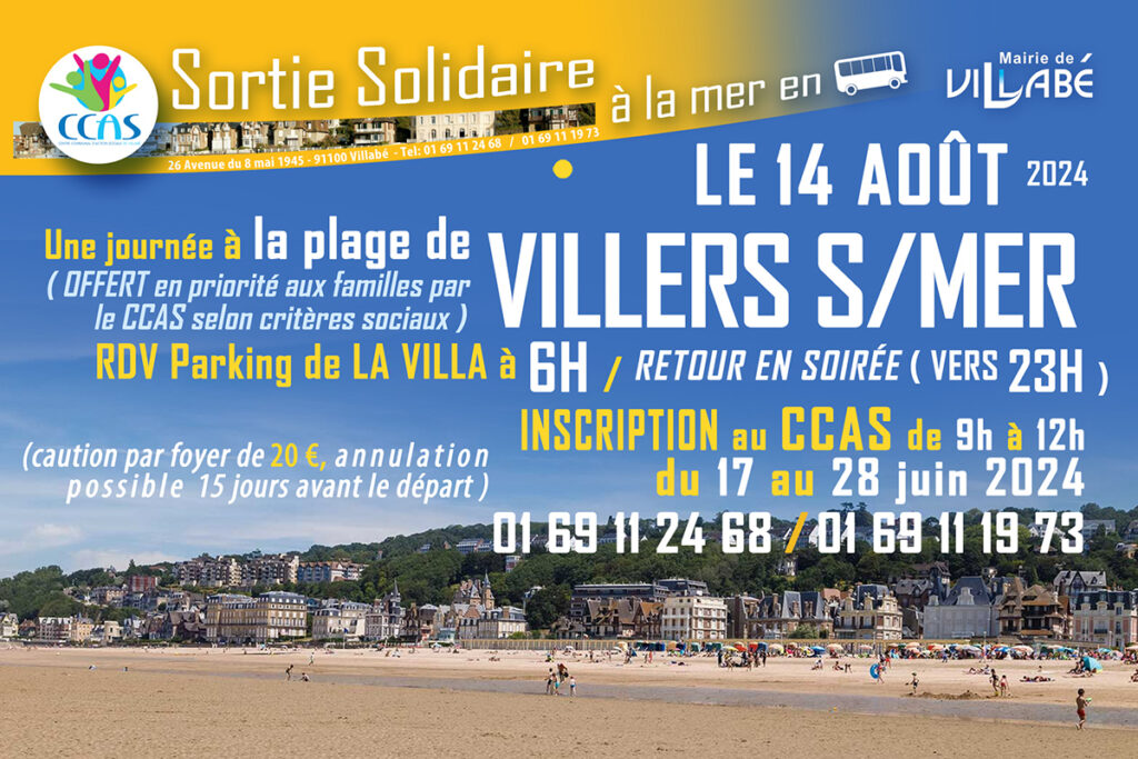 Sortie solidaire, Villers sur Mer, le 14 août 2024