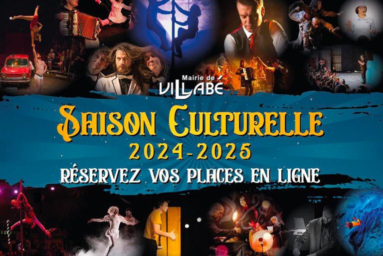 Réservez vos places en lignes pour la saison du culturelle 2024-2025 de Villabé