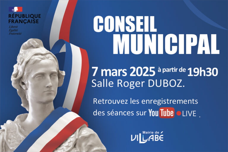 Séance du 7 mars 2025 du Conseil municipal de Villabé